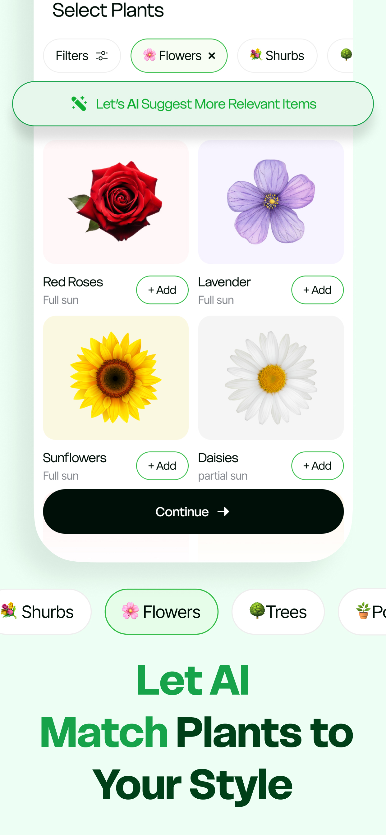 Planteria App - Design Results